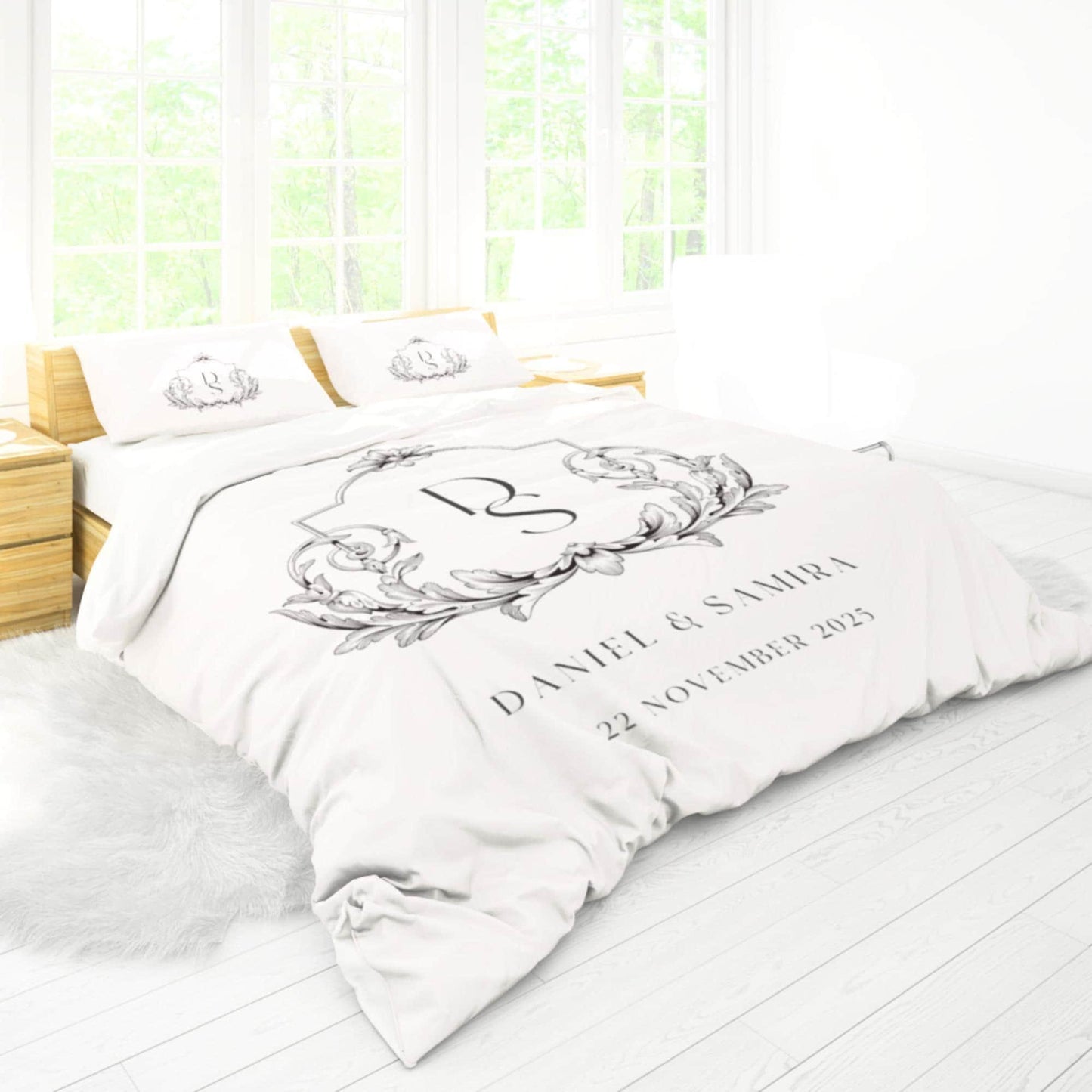 Personalized Duvet Cover Set - Custom Bedding