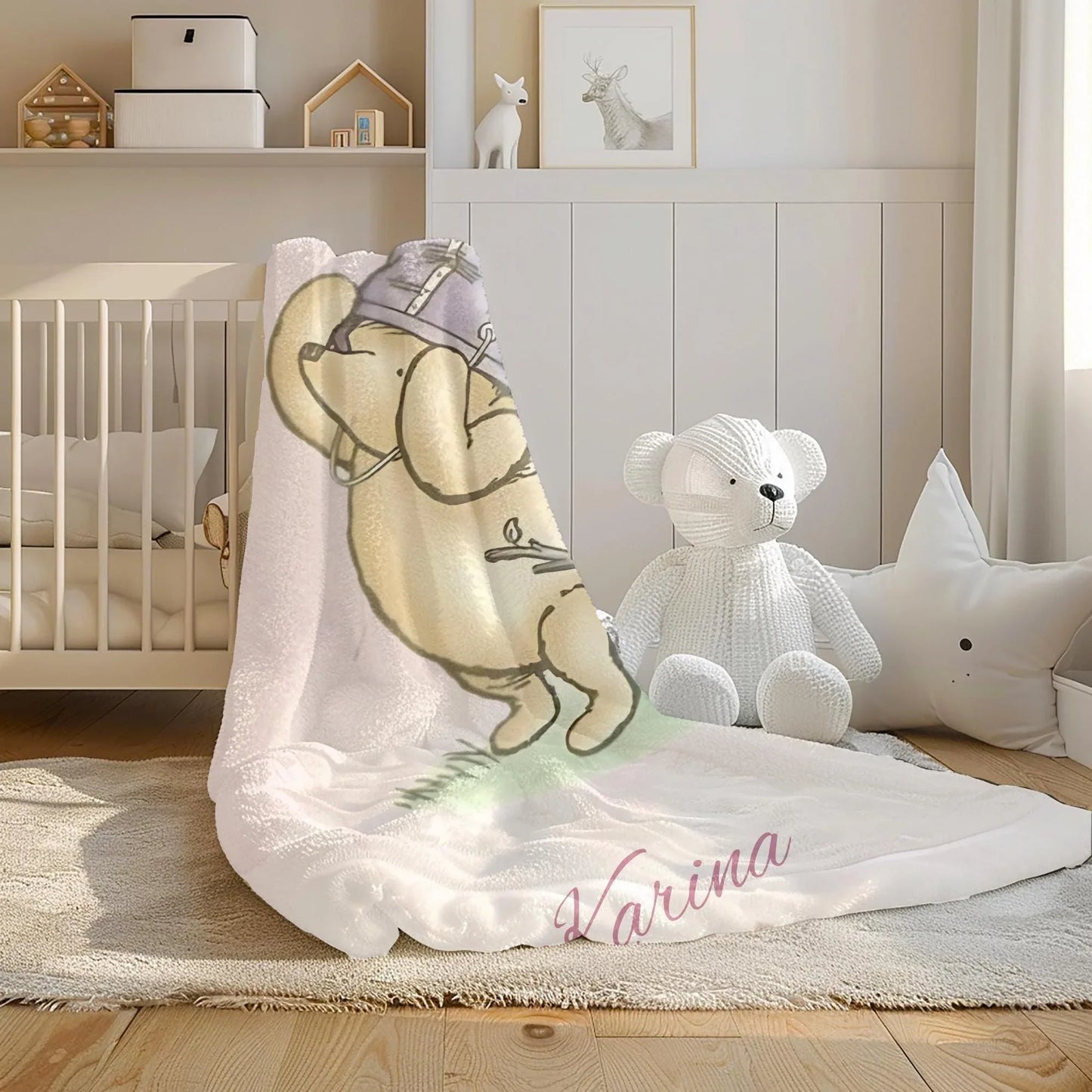 Winnie the Pooh Pink Blanket - AR Design