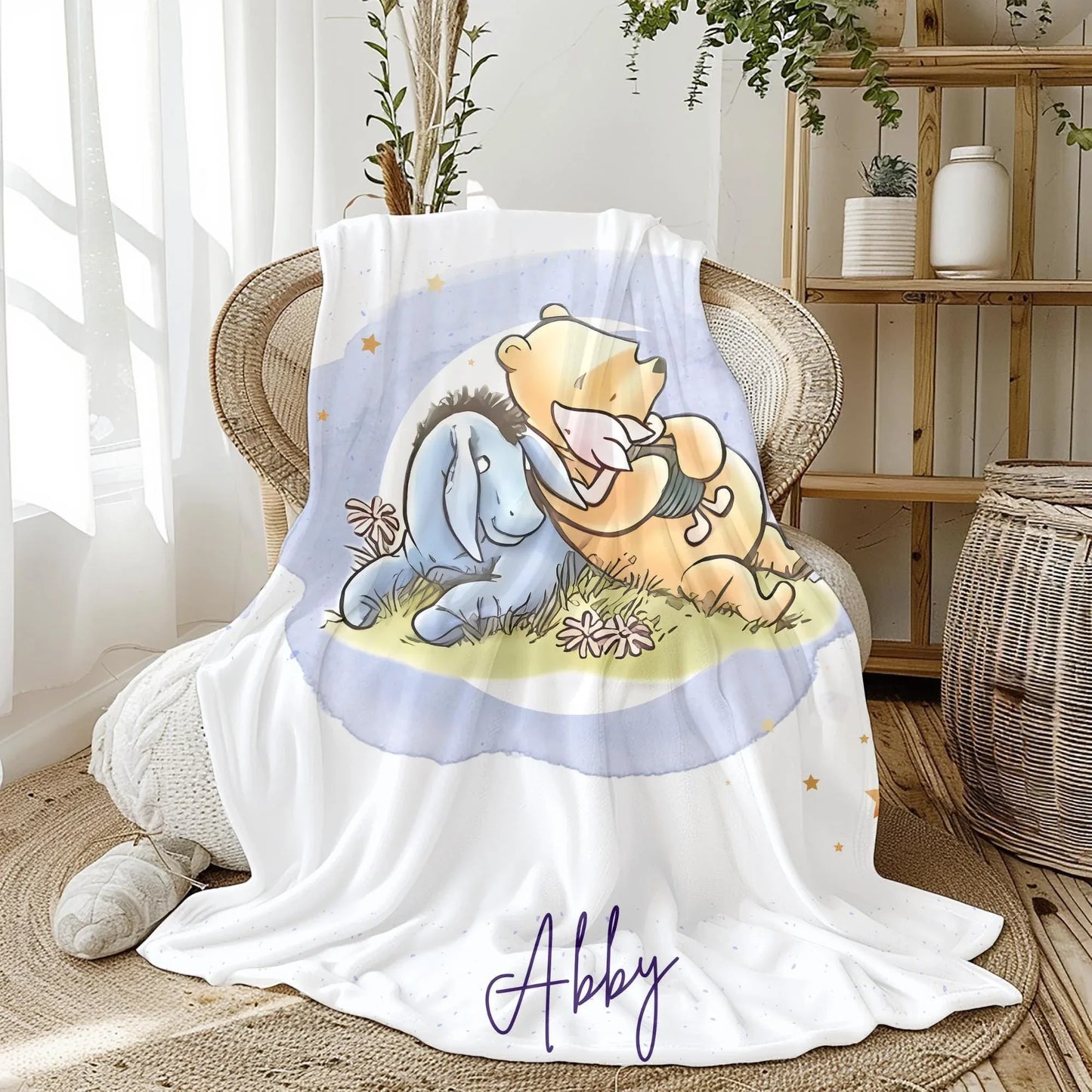 Winnie the Pooh & Buddies Blanket - AR Design
