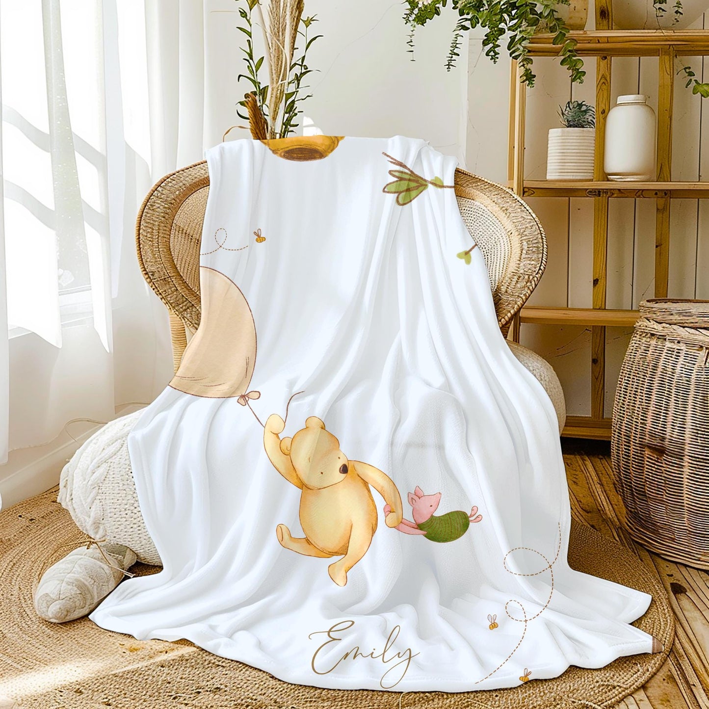 Winnie the Pooh Personalized Bedding Set