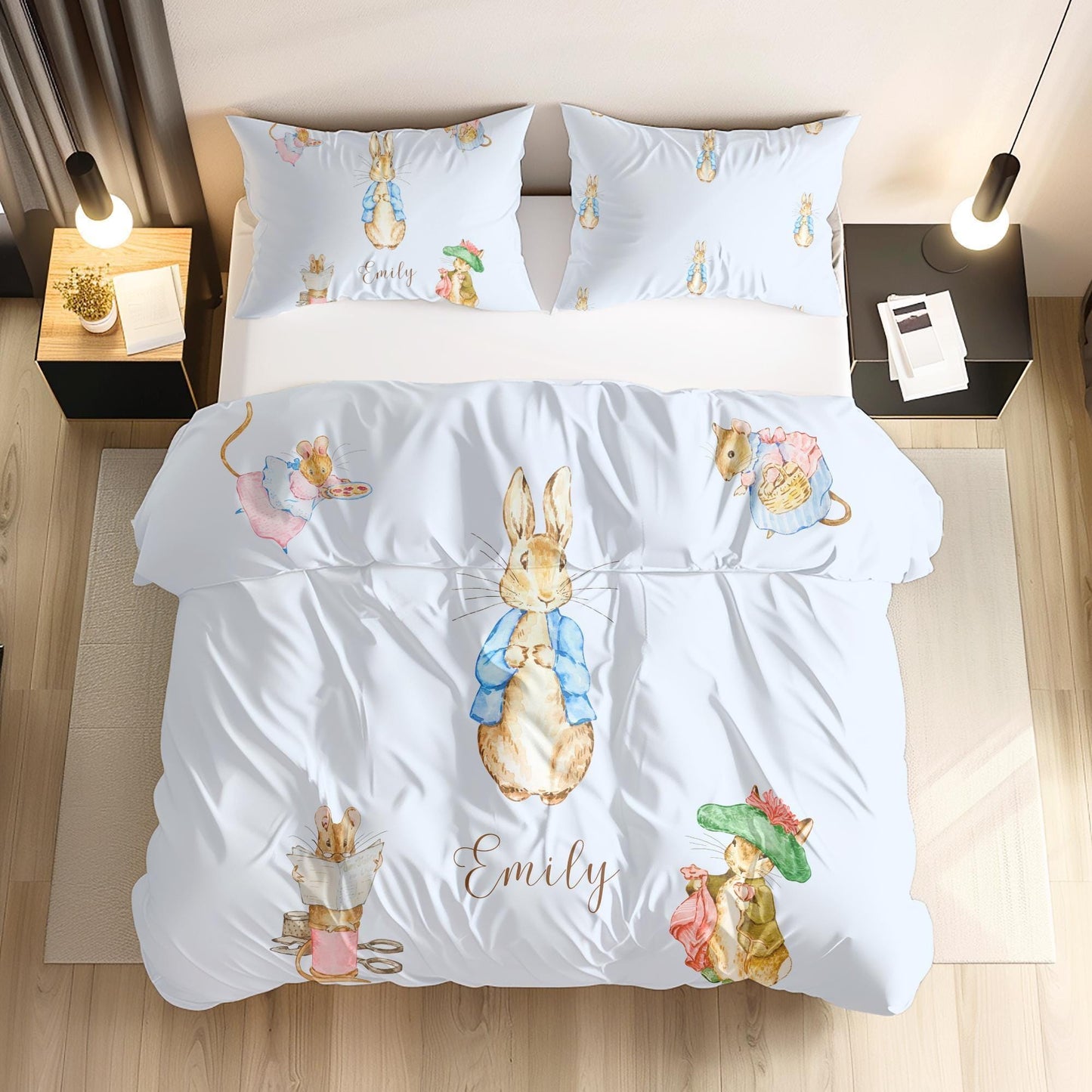Peter rabbit Personalized bedding set