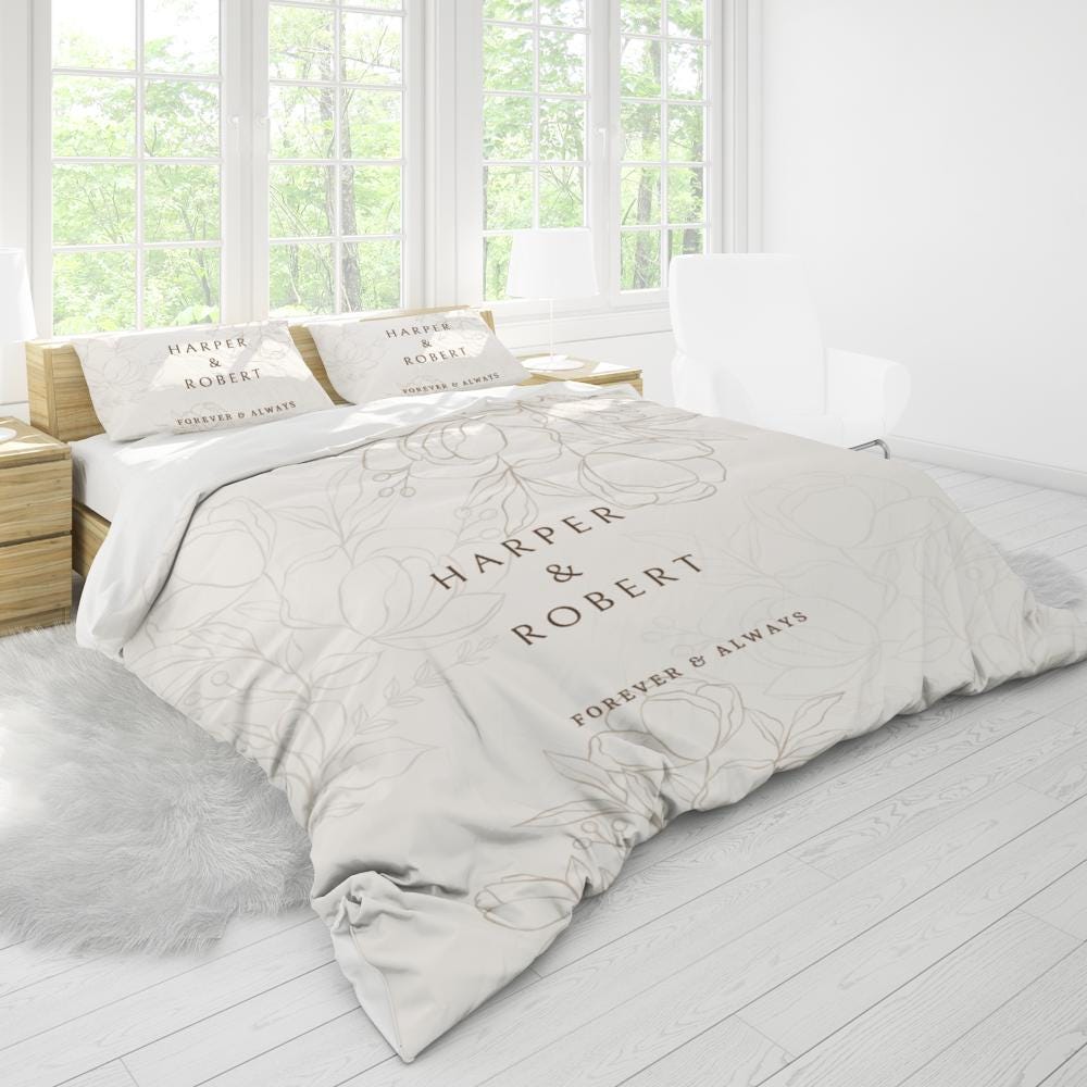 Personalized Couple Rug – Custom Name Wedding, Engagement, or Housewarming Gift Mat