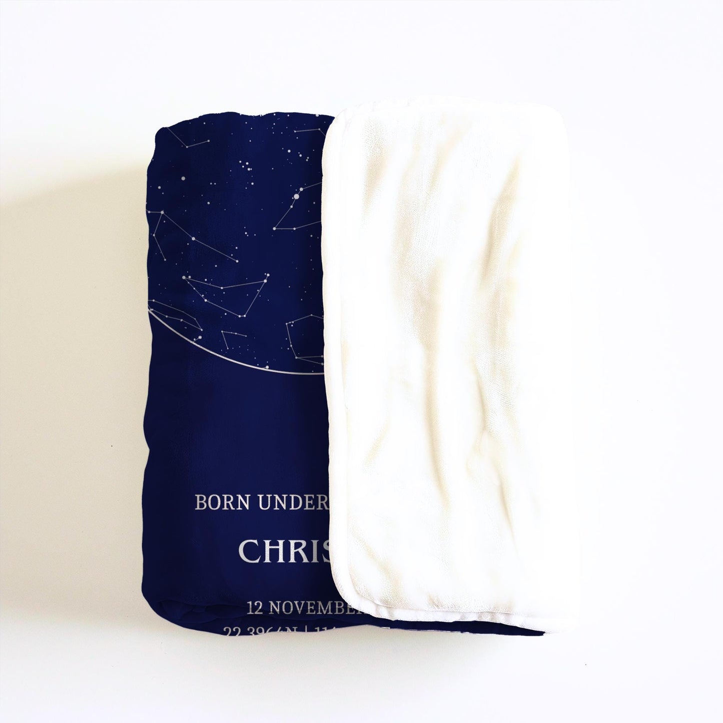 Personalized Constellation Map Blanket