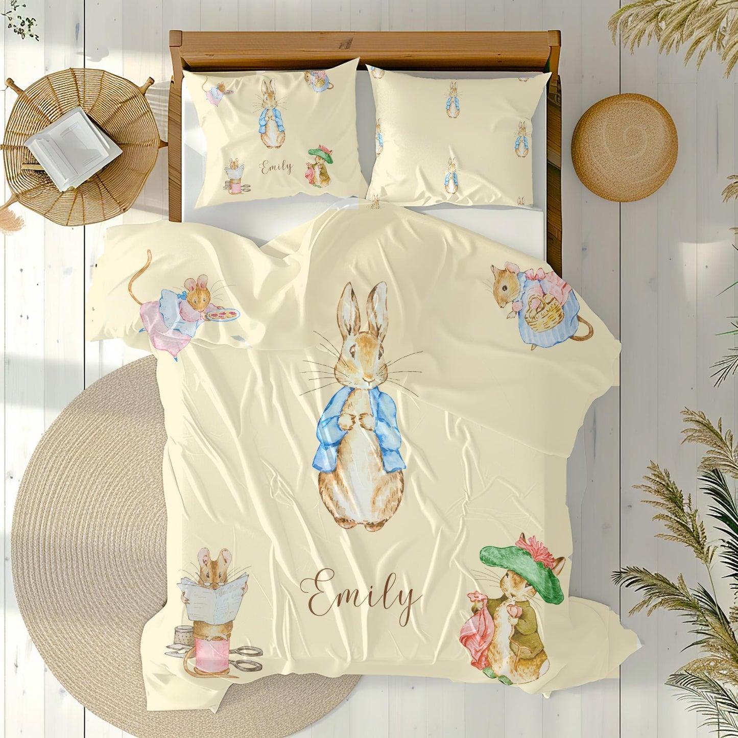 Peter rabbit Personalized bedding set