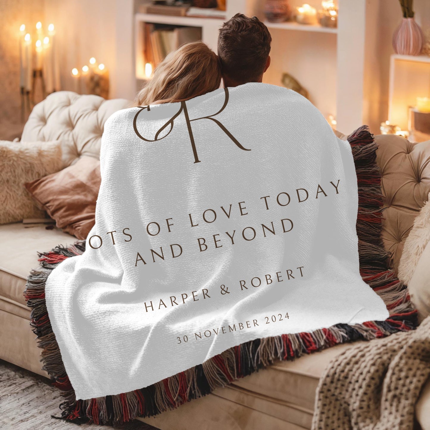 Personalized Duvet Cover Set with Custom Name