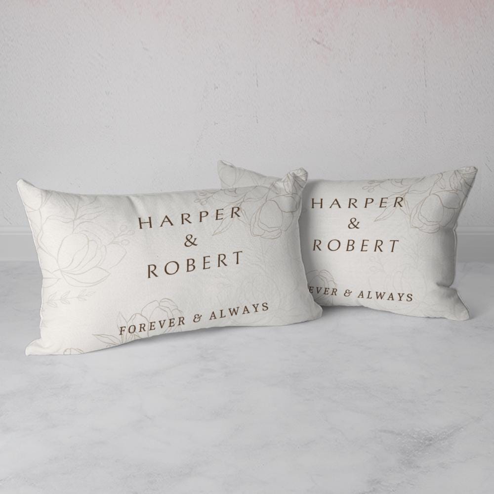 Personalized Duvet Cover Set – Custom Wedding Gift for Couples