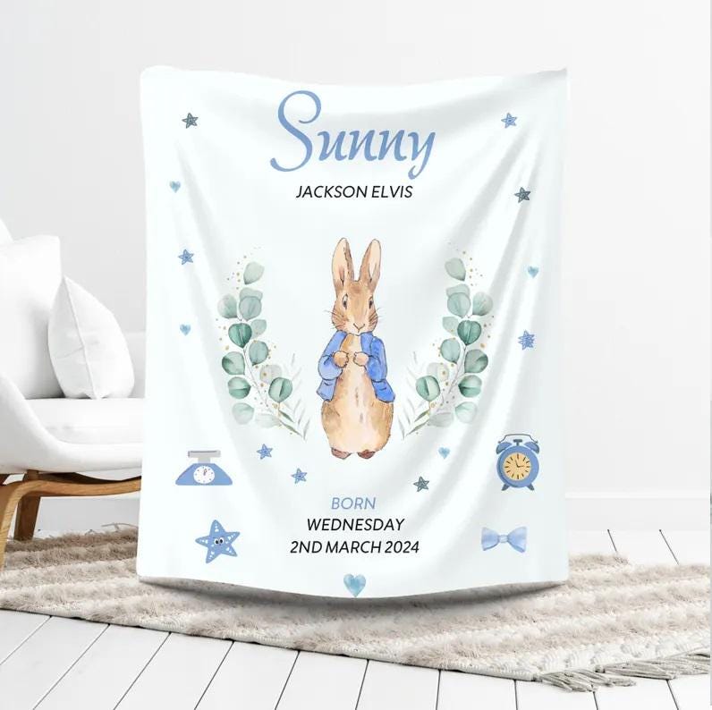 Peter rabbit Personalized bedding set