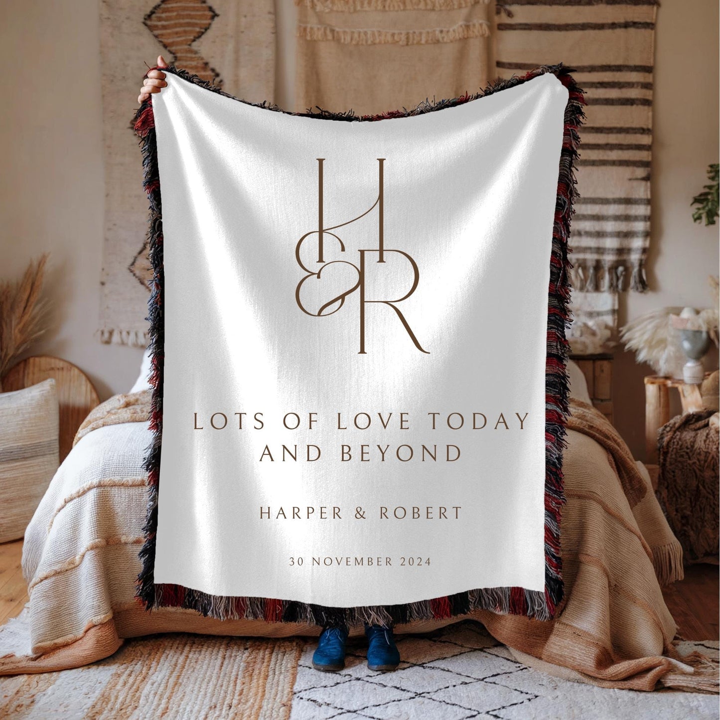 Personalized Duvet Cover Set with Custom Name