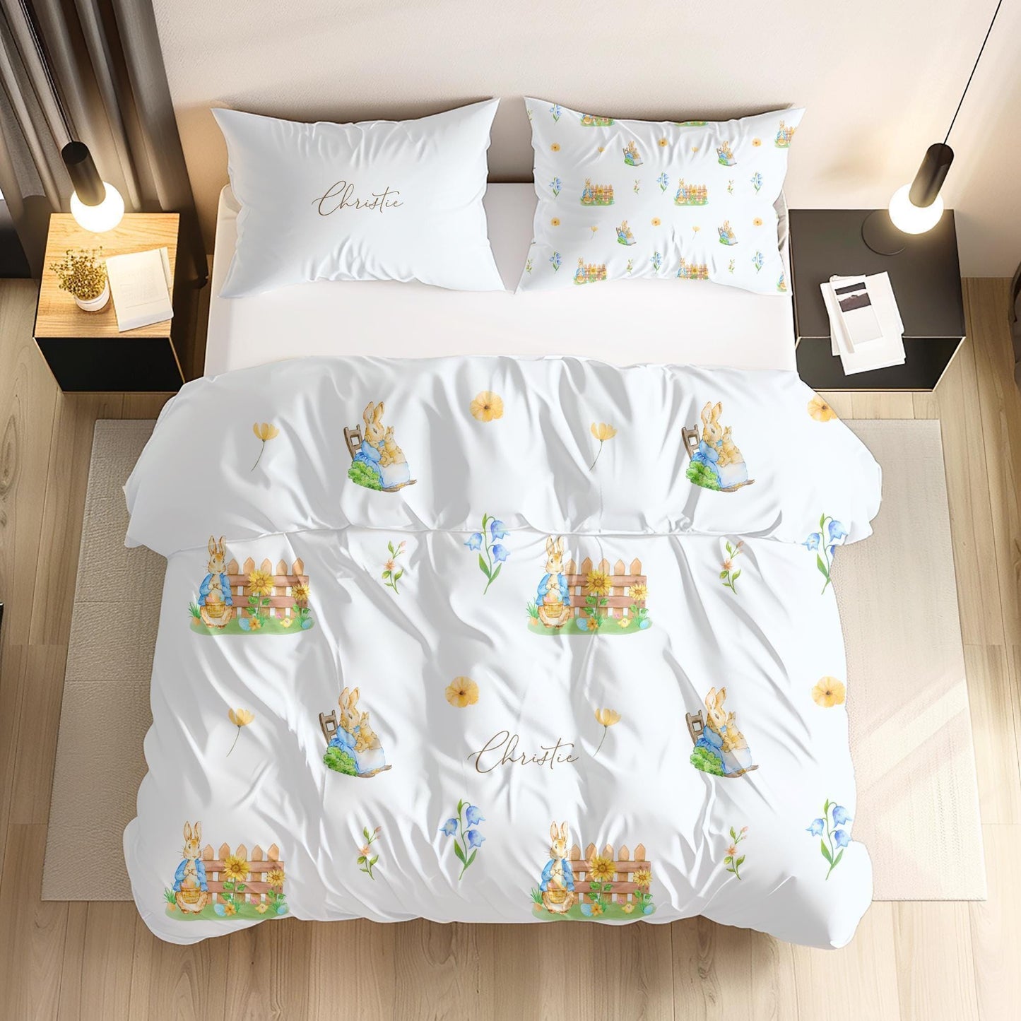 Peter rabbit Personalized bedding set