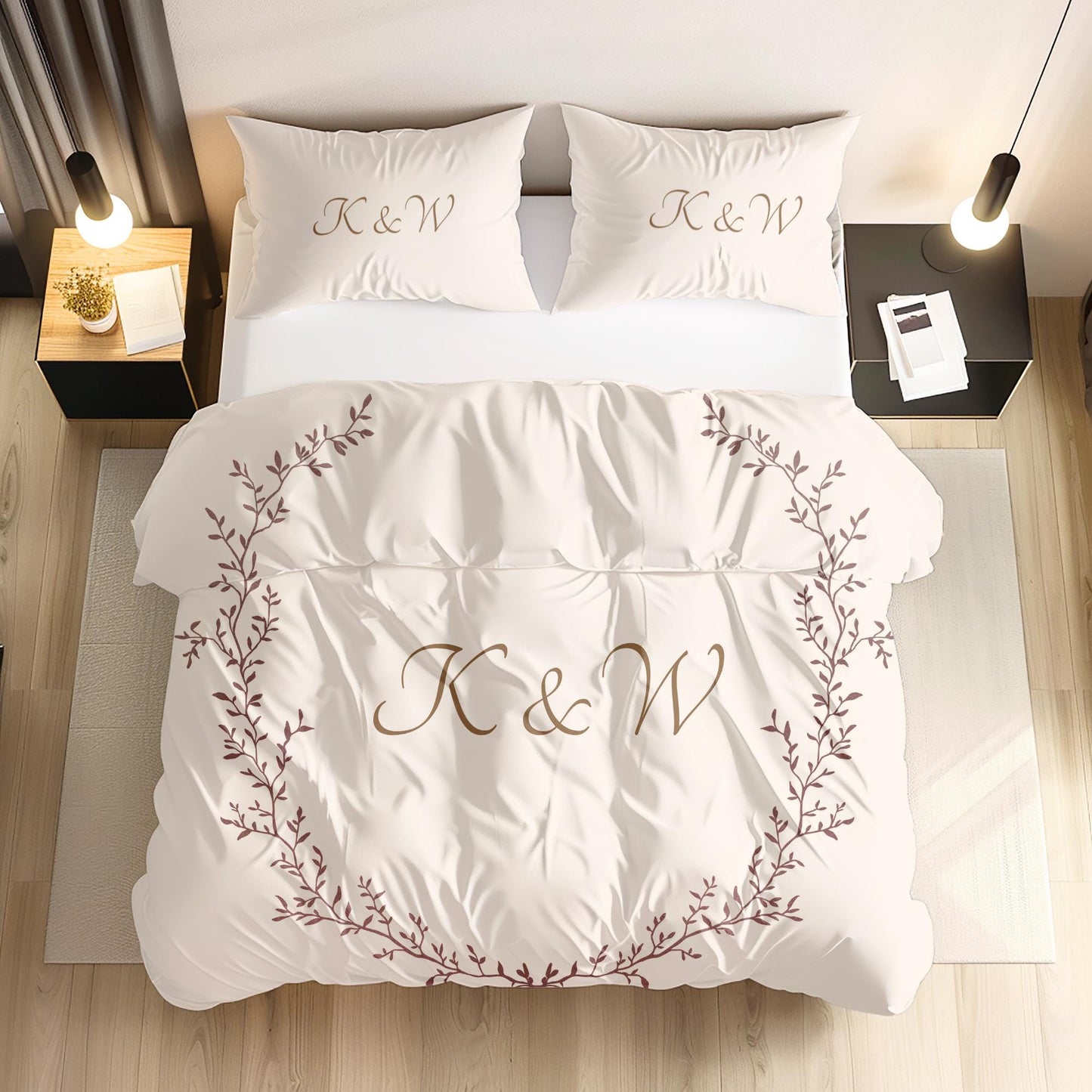 Personalized Duvet Cover Set - Unique Housewarming Gift