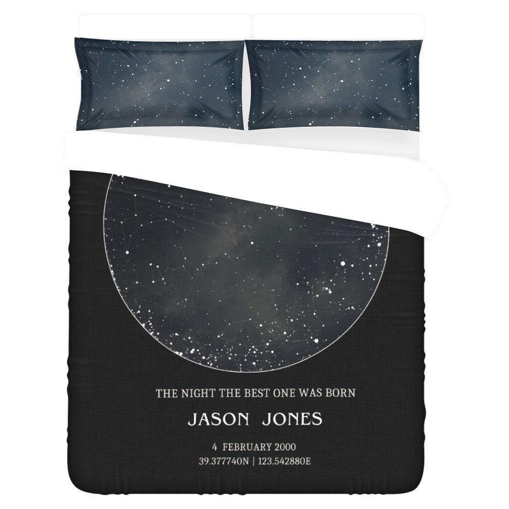 Star Map Personalized Bedding set