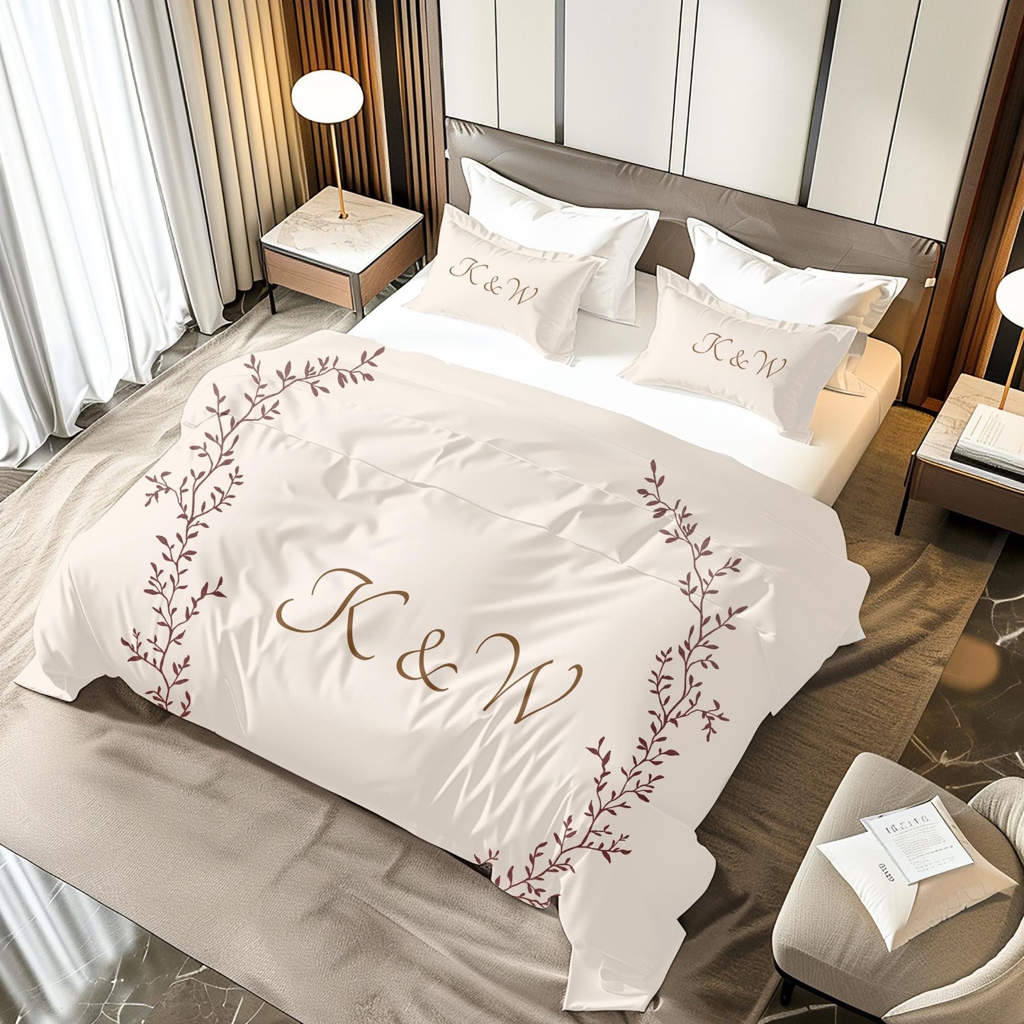 Personalized Duvet Cover Set - Unique Housewarming Gift