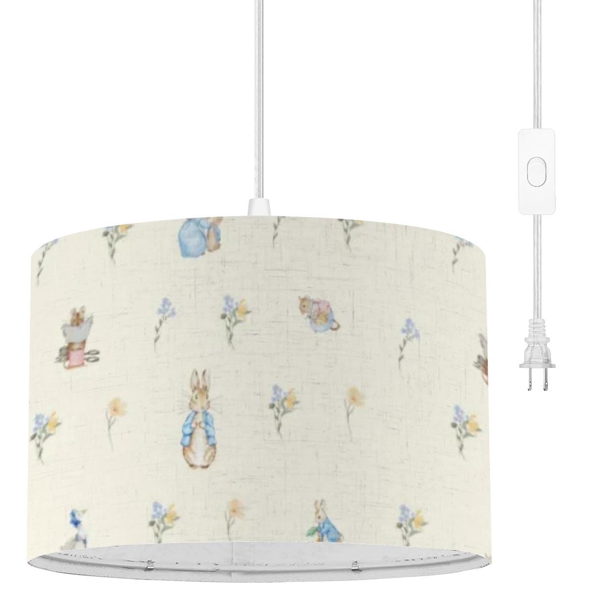 Peter rabbit Pendant Light – Baby Room, Kids or Baby Shower Gift