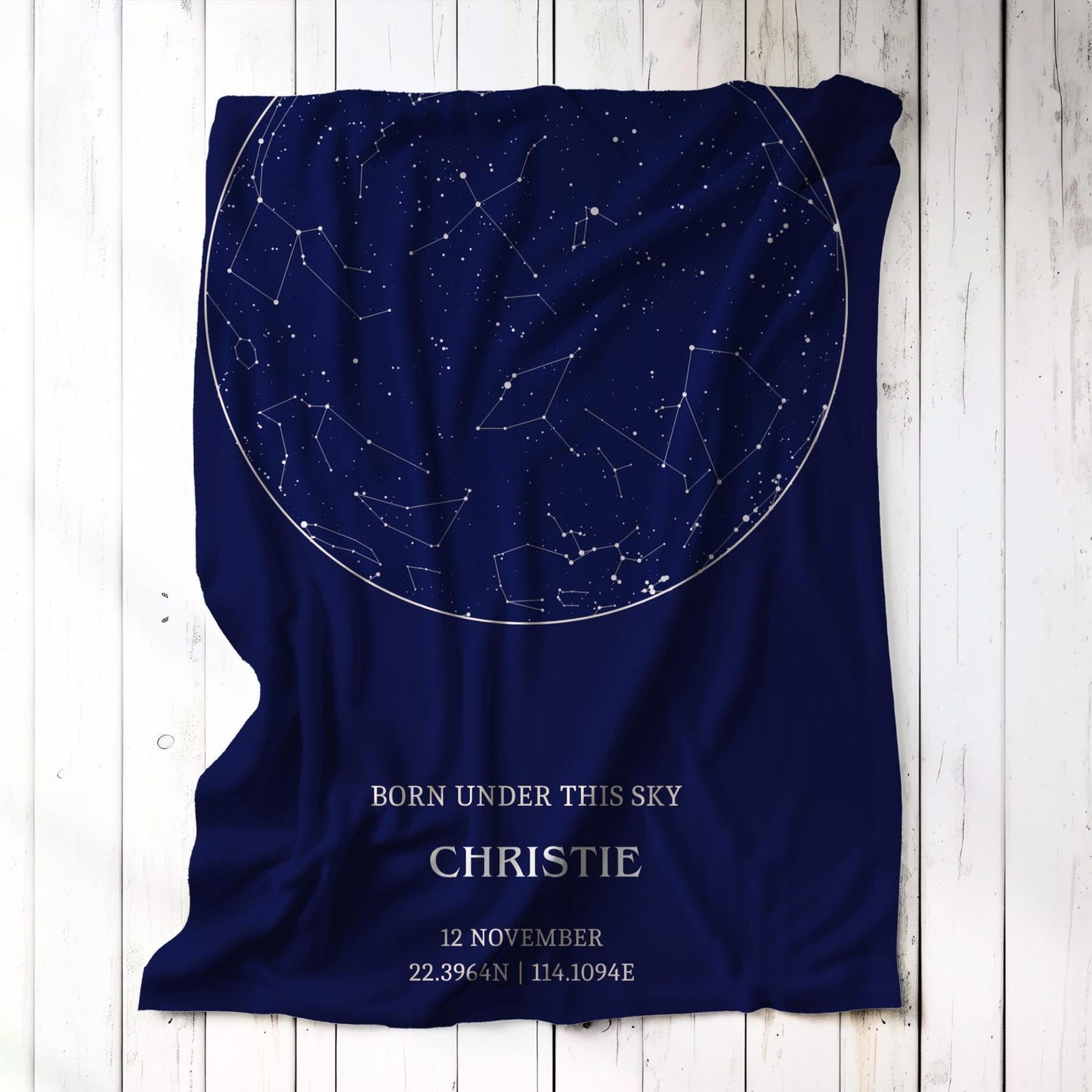 Star Map Personalized Bedding set