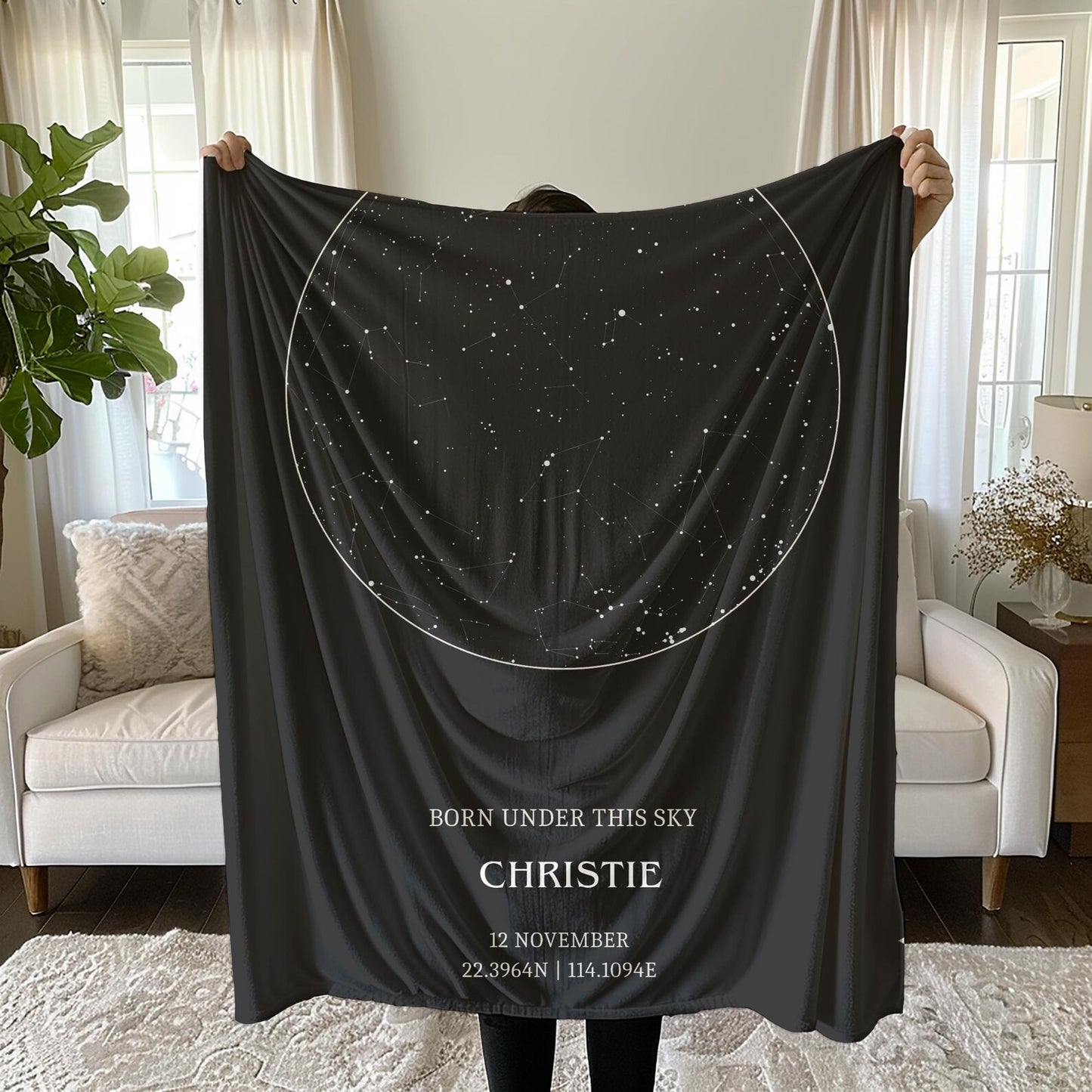 Star Map Personalized Bedding set