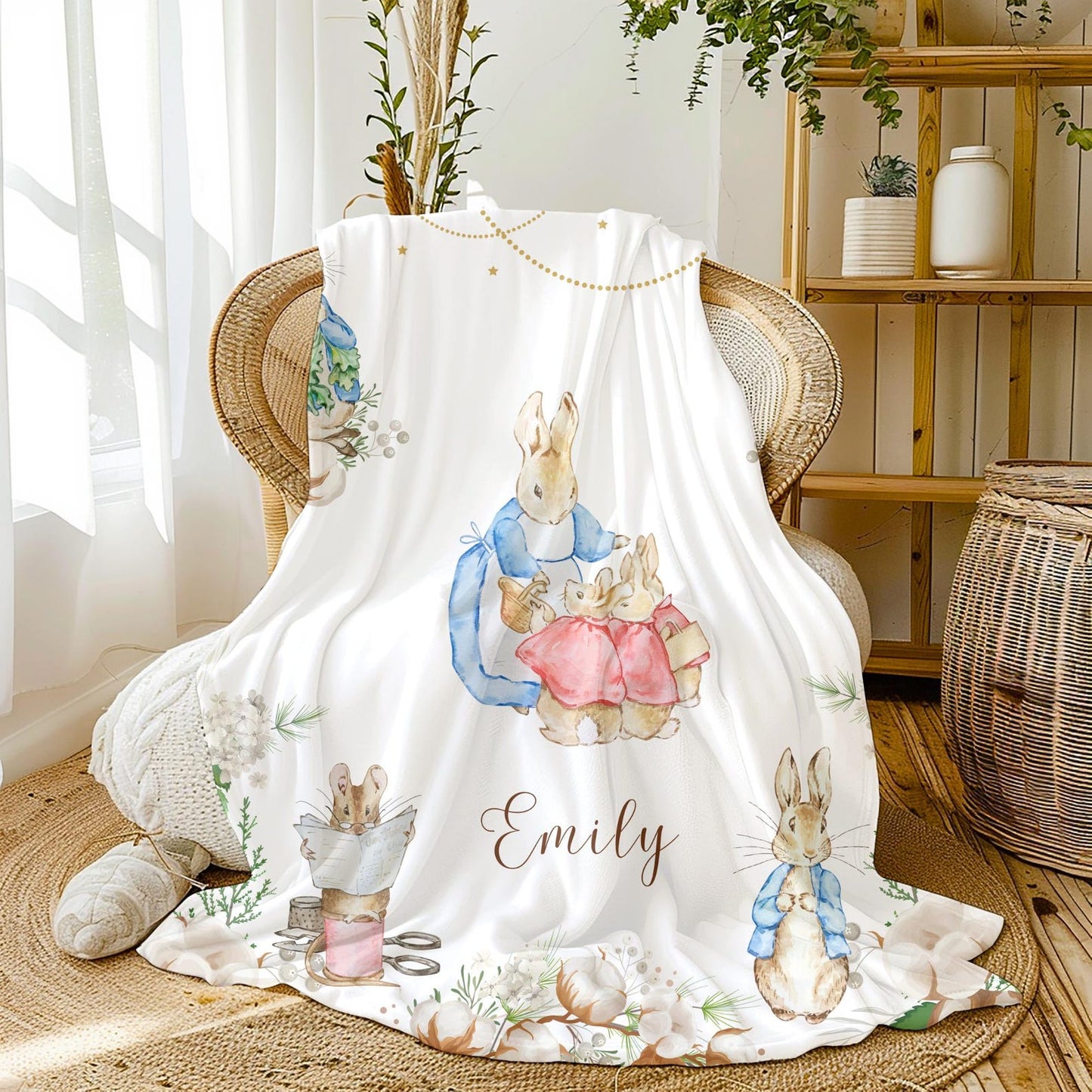 Peter rabbit Pendant Light – Linen Nursery