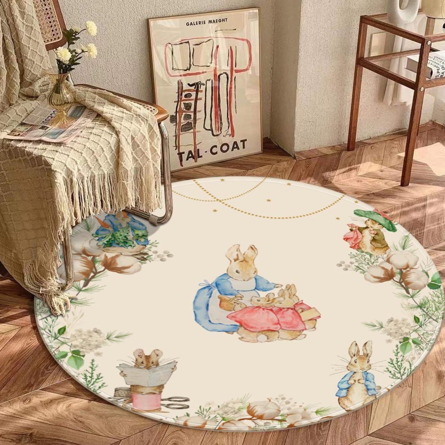 Peter Rabbit Blanket, Girls Nursery Blanket