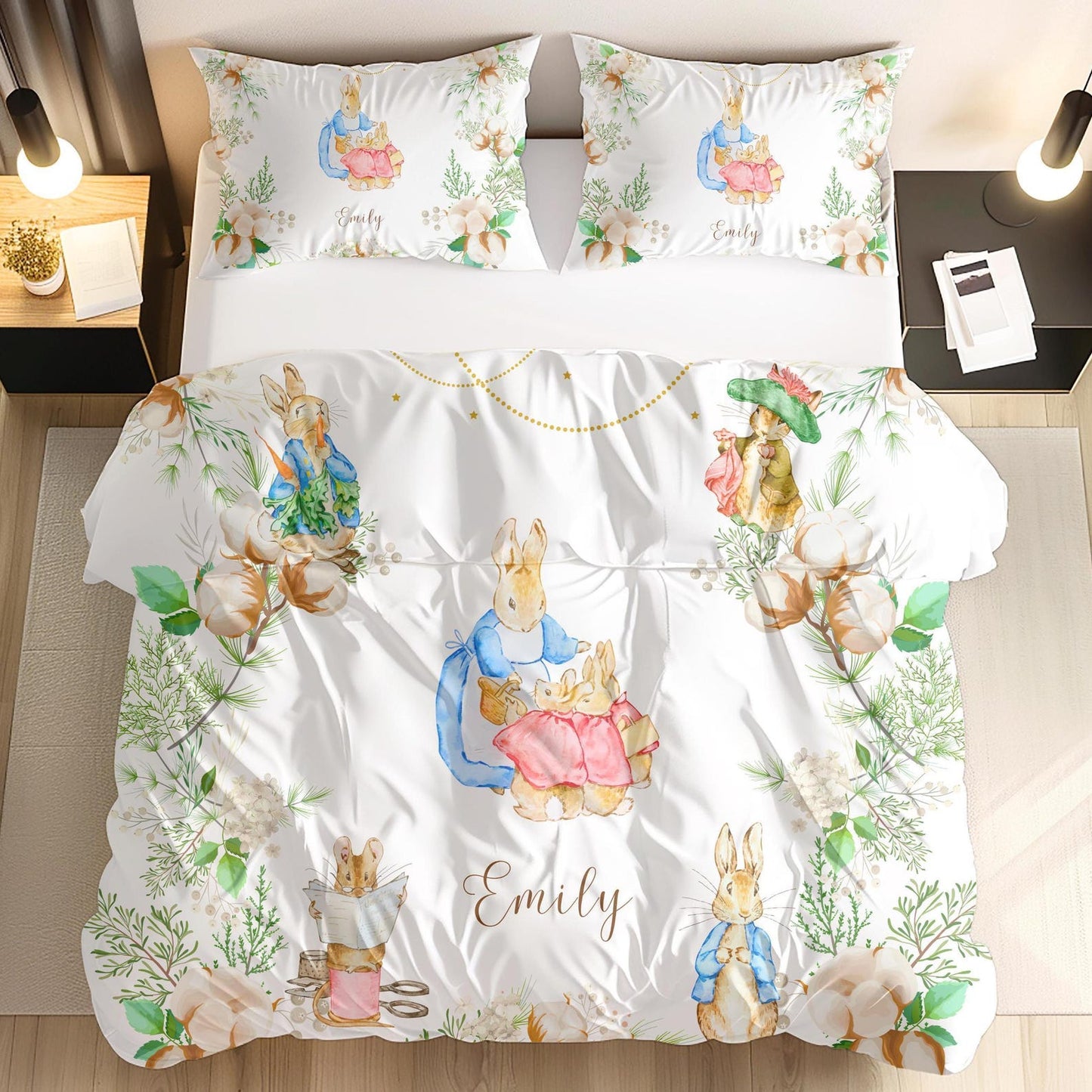 Peter rabbit Personalized Duvet Cover Set