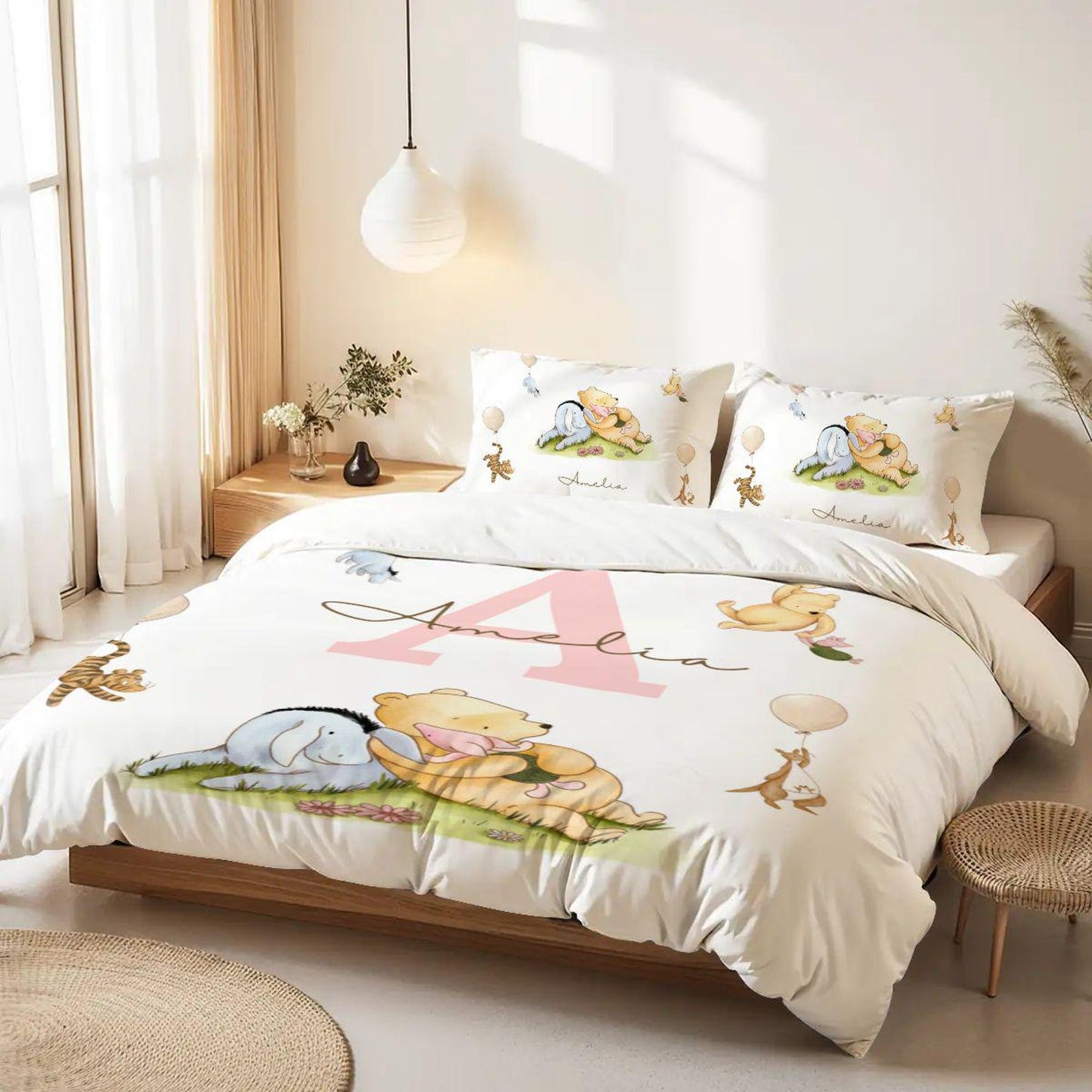 Winnie the Pooh Custom Bedding Set