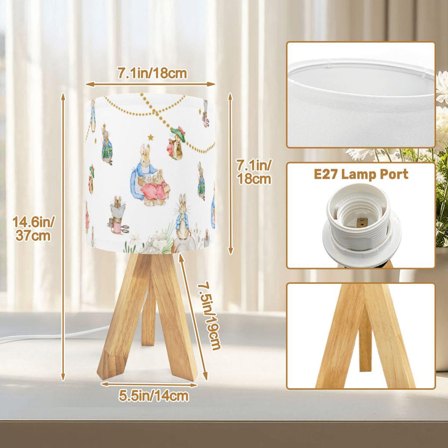 Peter rabbit Pendant Light – Linen Nursery