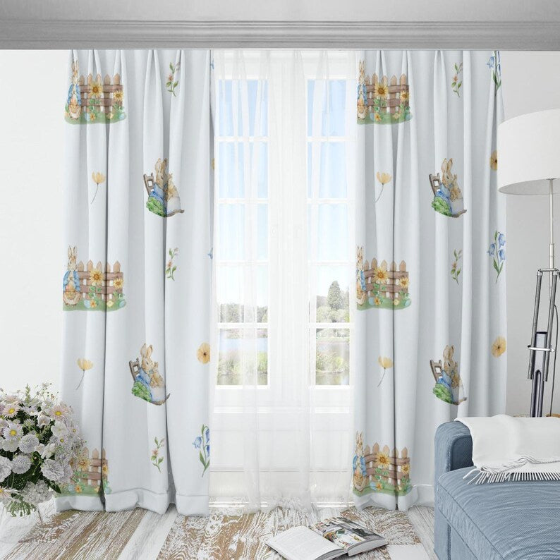 Bunny Window Drapes – Sweet Whimsy for Cozy Rooms