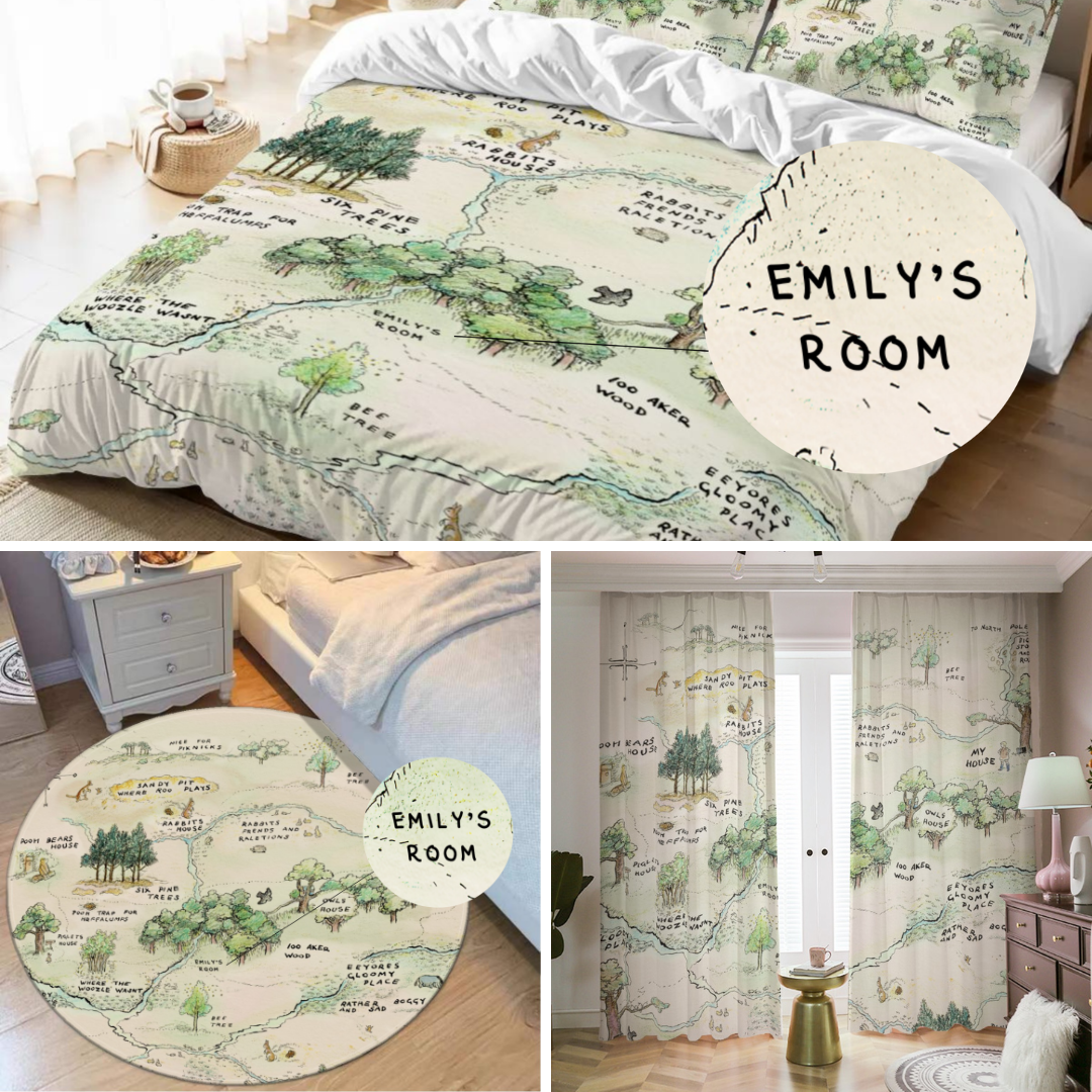 Pooh’s Map Collection | Classic Storybook-Inspired Gifts & Home Décor | AR Sweet Gifts