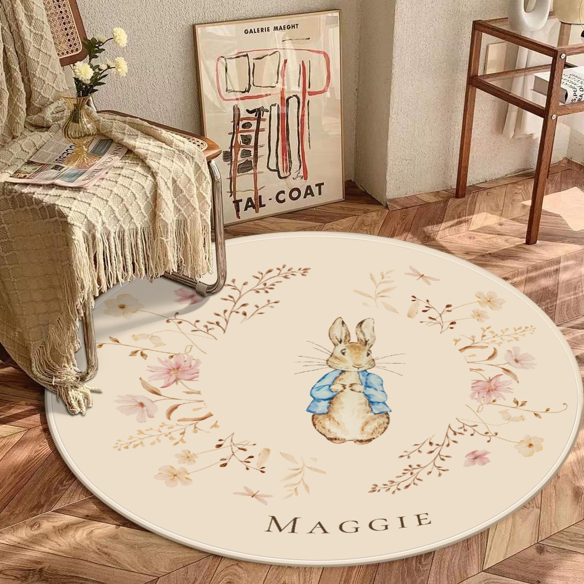 Peter Rabbit Rug – Beatrix Potter Nursery Decor, Kids Room & Playroom Carpet
