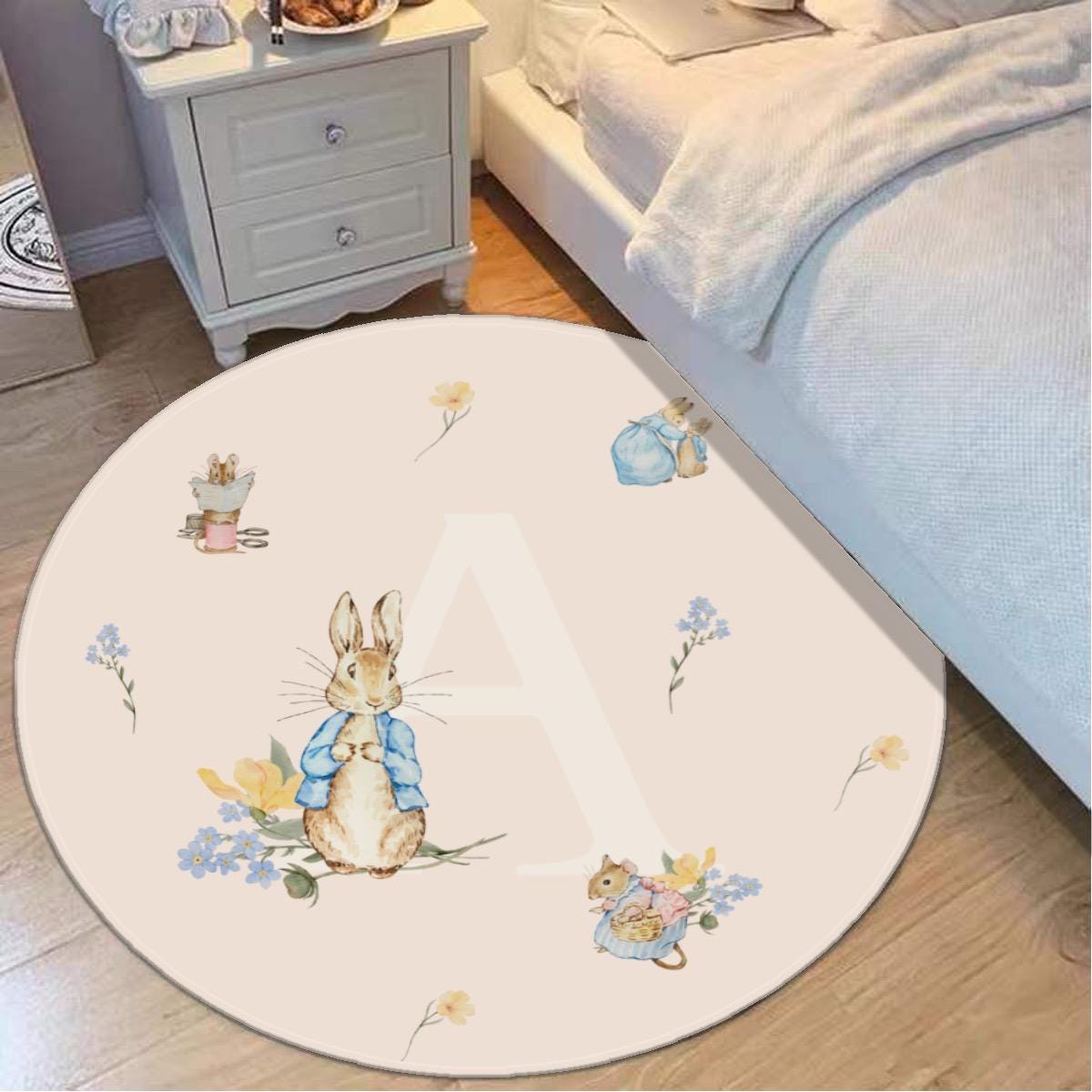 Peter Rabbit Blanket - Girls Nursery Blanket