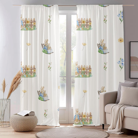 Bunny Window Drapes – Sweet Whimsy for Cozy Rooms