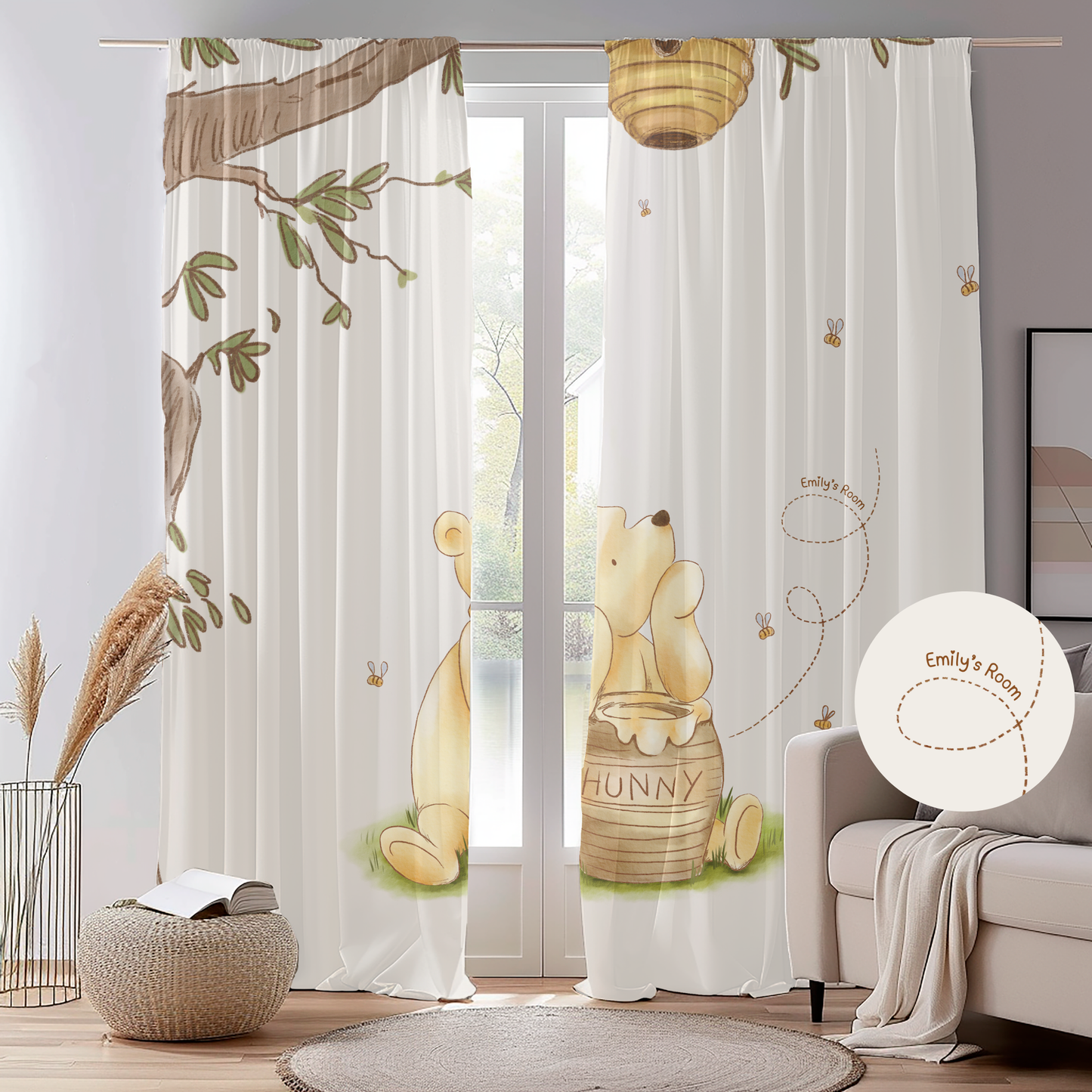 Classic Winnie the Pooh Blackout Curtains