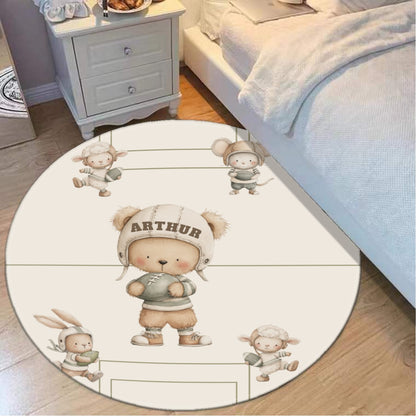Bear American Football Blackout Curtains