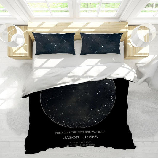Star Map Personalized Bedding set