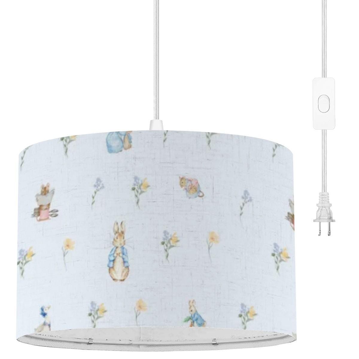 Peter rabbit Pendant Light – Baby Room, Kids or Baby Shower Gift