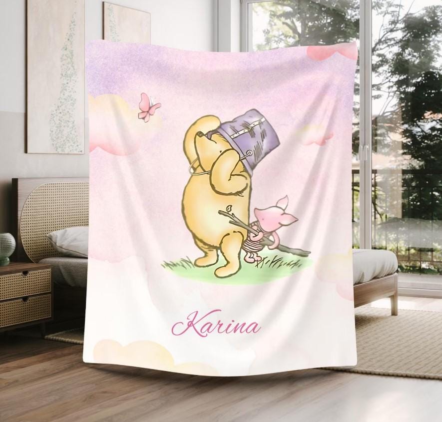 Winnie the Pooh Personalized Duvet Cover Set