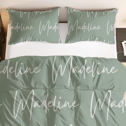 Personalized Name bedding Set