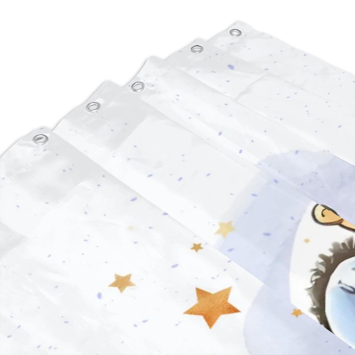 Winnie the Pooh Shower Curtain with Piglet & Eeyore – Cute Kids Bathroom & Nursery Decor