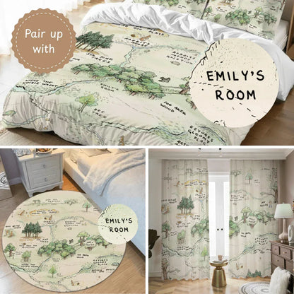 Winnie the Pooh Map Pendant Light - AR Design