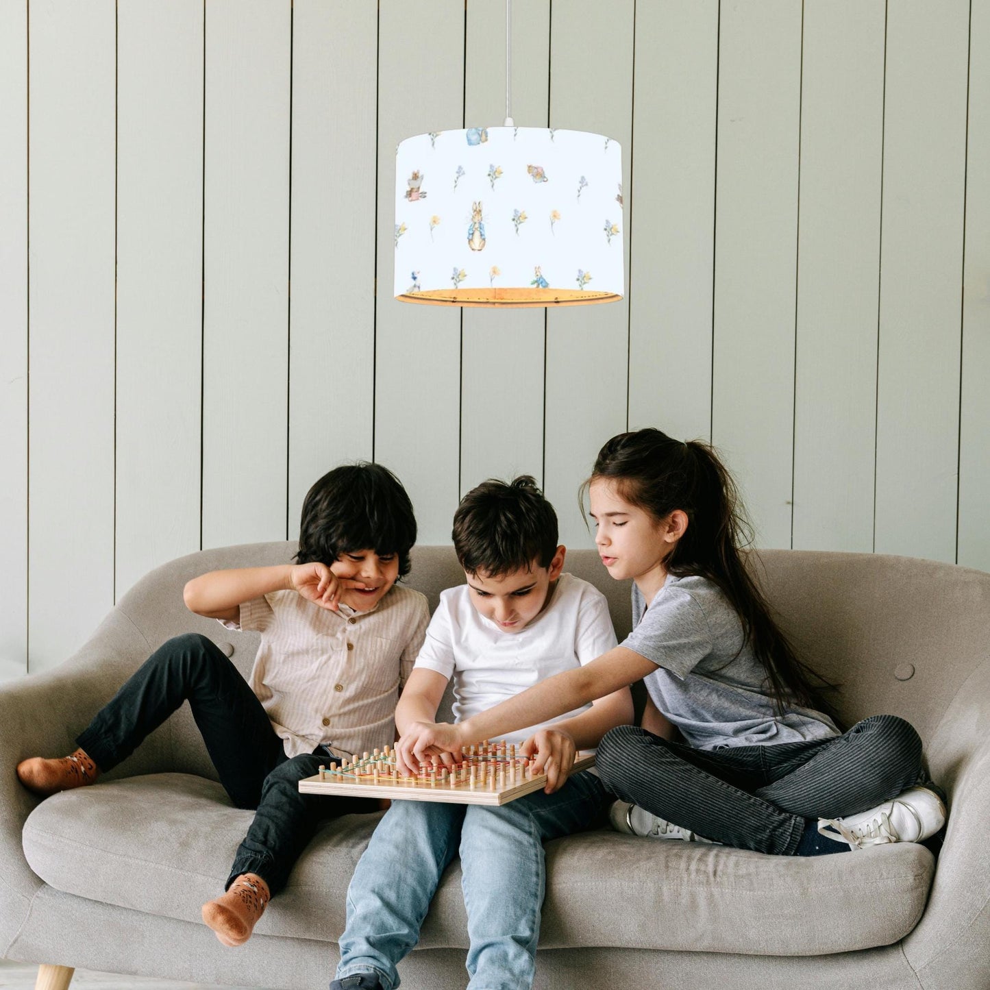 Peter rabbit Pendant Light – Baby Room, Kids or Baby Shower Gift