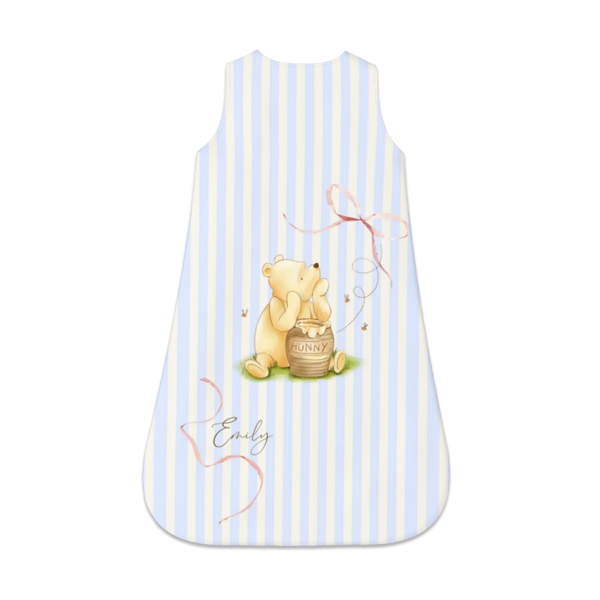 Winnie the Pooh & Ribbon Wearable Blanket