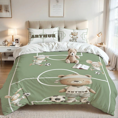 Bear Soccer Blackout Curtains