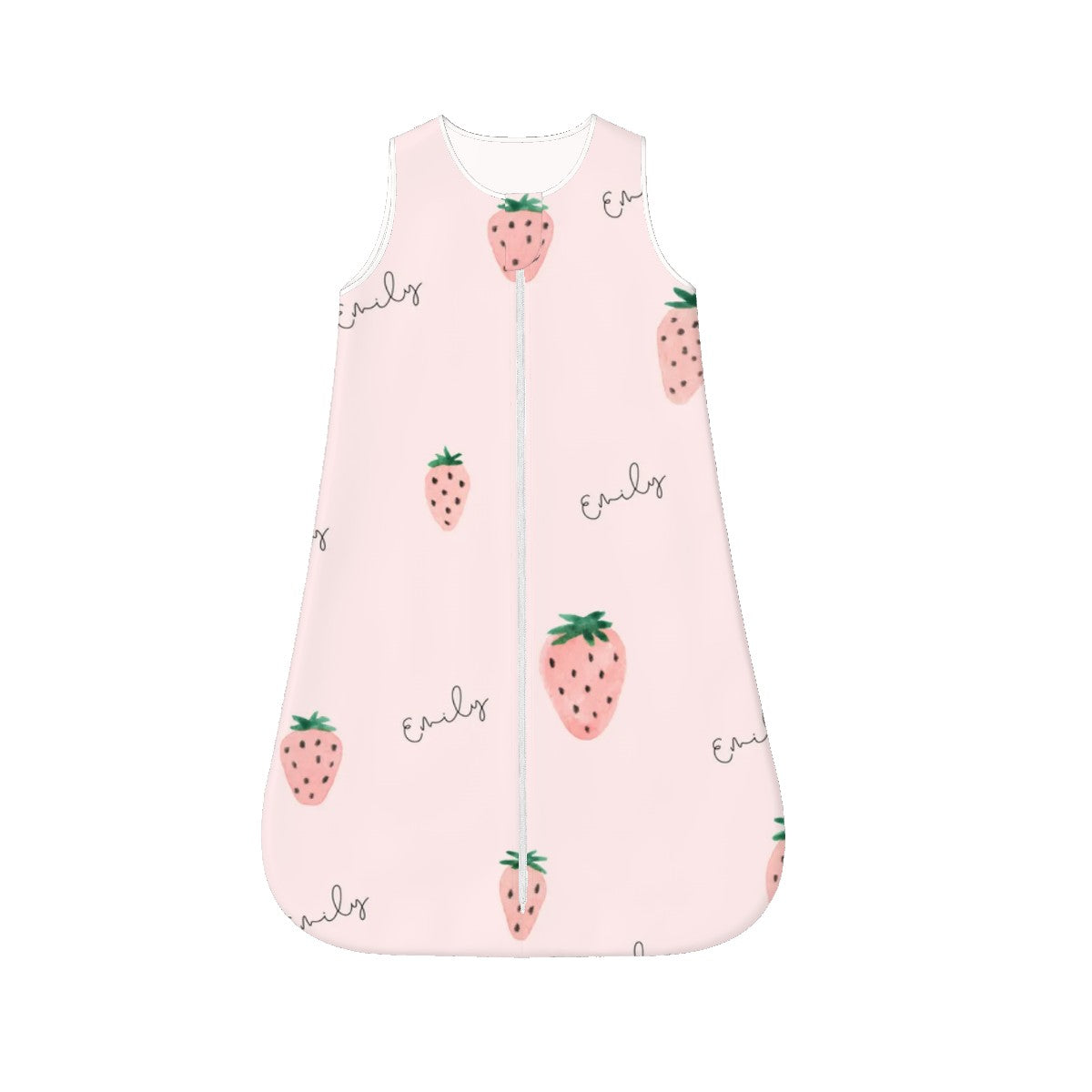 Personalized Strawberry Wearable Blanket