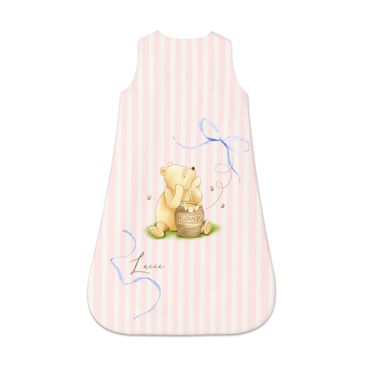 Winnie the Pooh & Ribbon Wearable Blanket