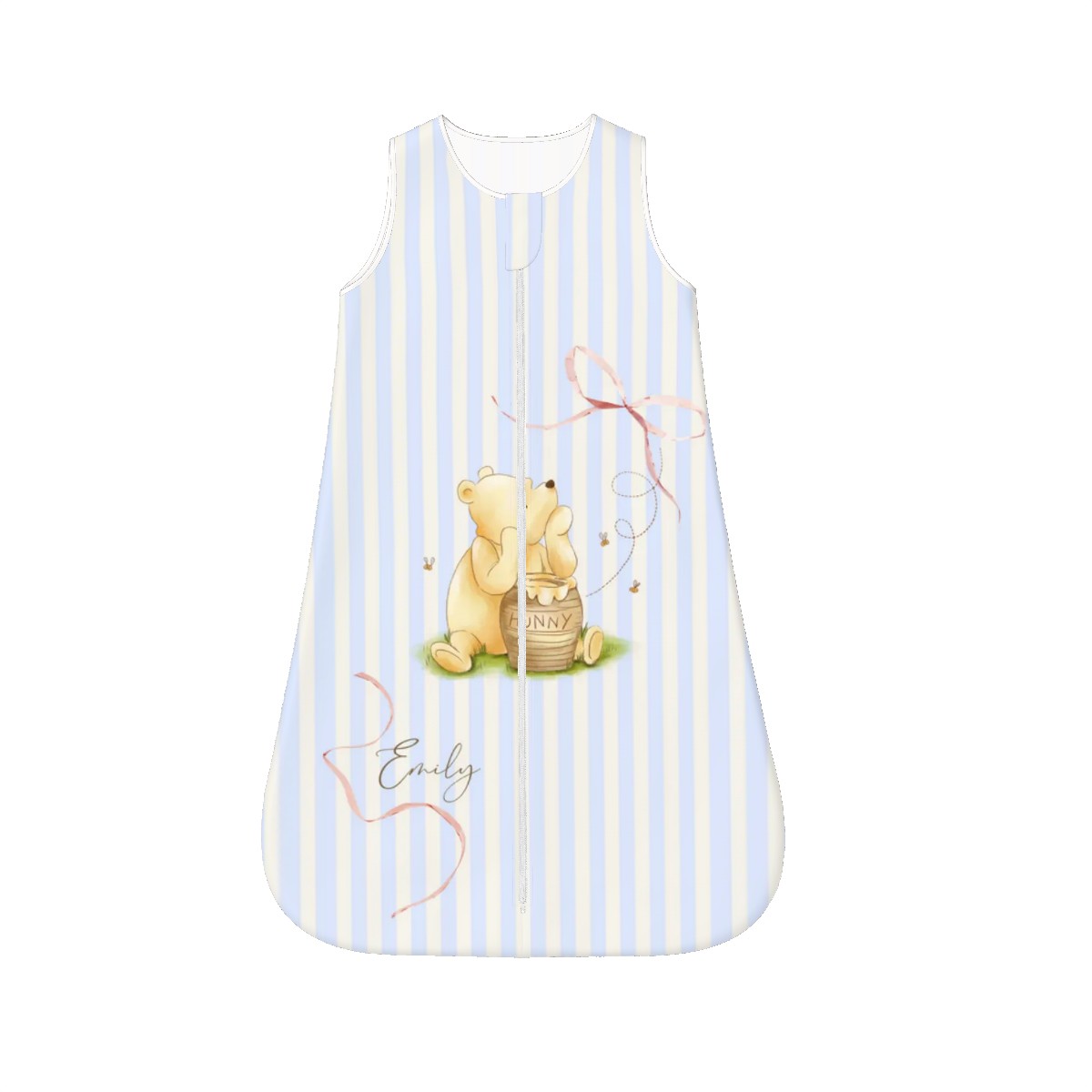 Winnie the Pooh & Ribbon Wearable Blanket