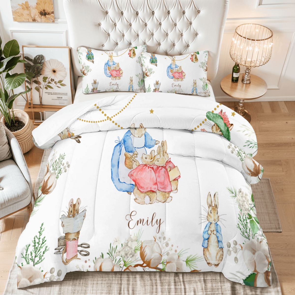 Bunny Personalized Duvet Cover Set
