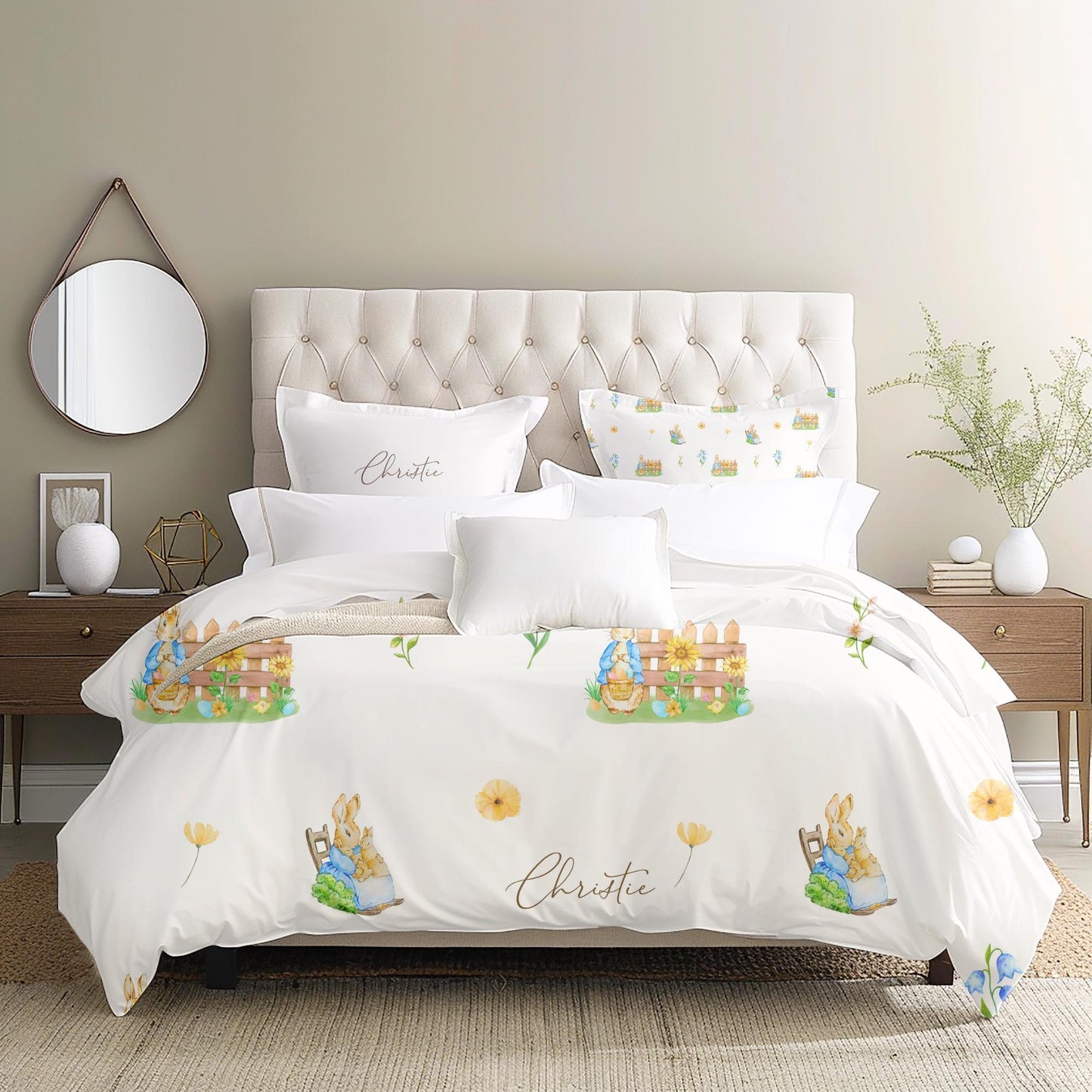 Peter rabbit Personalized bedding set