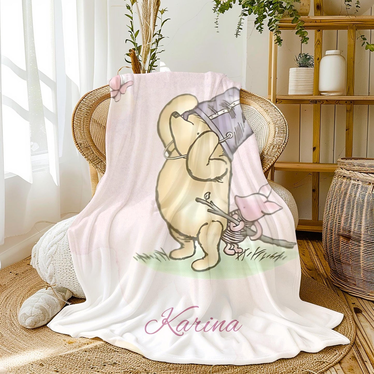 Winnie the Pooh Baby and Kids Blanket