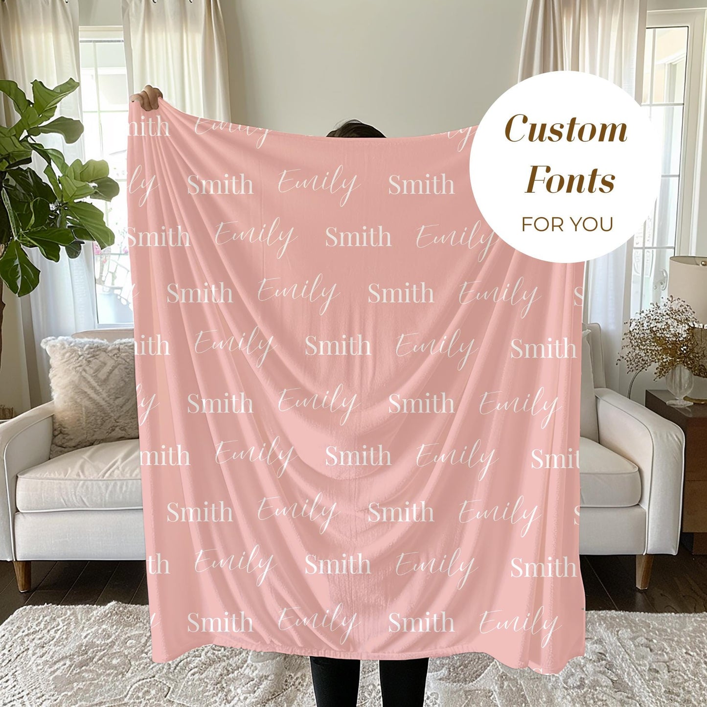 Personalized Baby Name Blanket