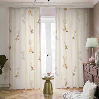 Pooh & Friends Blackout Curtains - Nursery Window Drapes