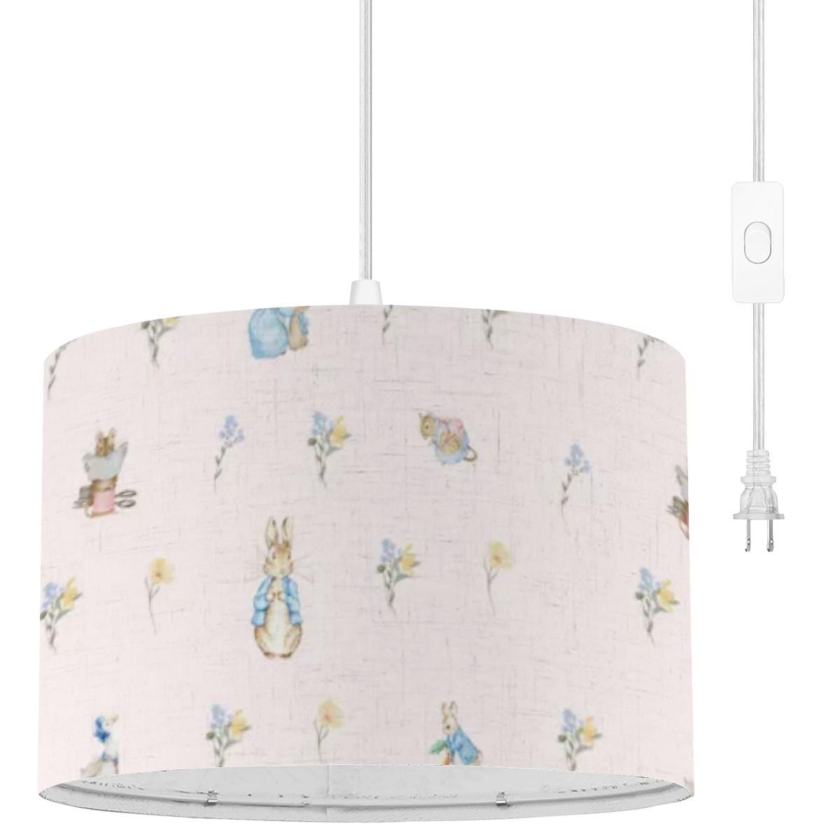 Peter rabbit Pendant Light – Baby Room, Kids or Baby Shower Gift