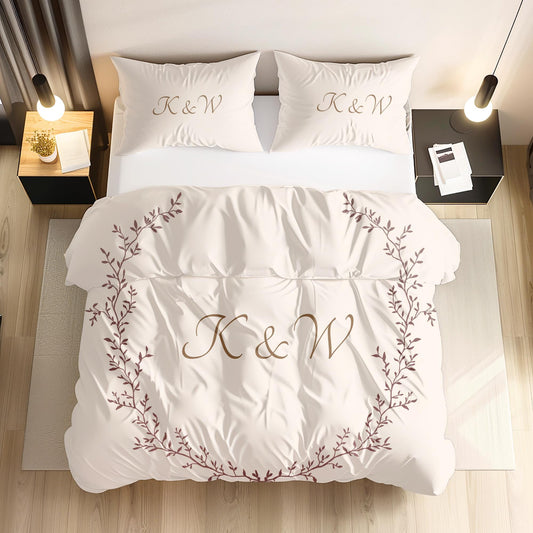 Personalized Duvet Cover Set - Unique Housewarming Gift